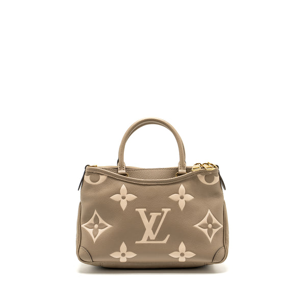 Louis Vuitton Trianon Tote Bag PM Monogram Empreinte Tourterelle/Crème Beige GHW