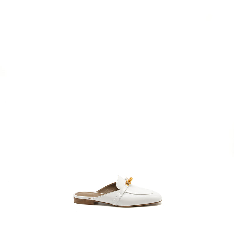 Hermes Size 36 Femme OZ Mule Blanc RGHW