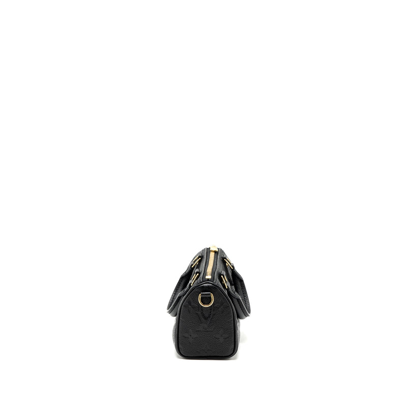 Louis Vuitton Nano Speedy Monogram Empreinte Black GHW(new version)
