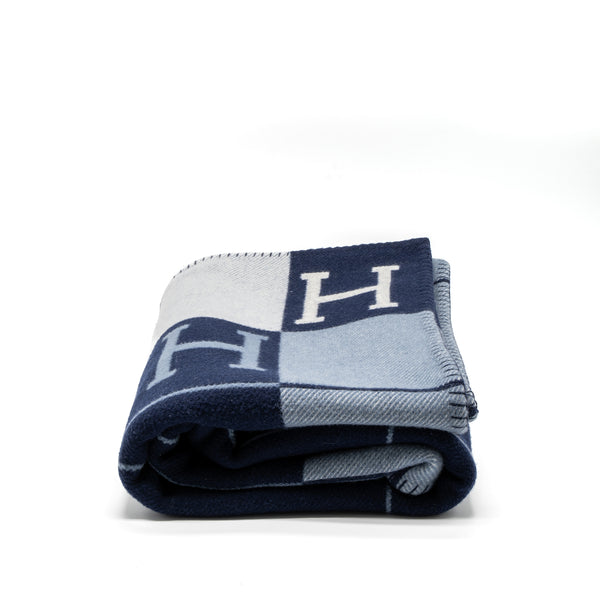 Hermes Avalon Thrown Blanket Ecru/Caban