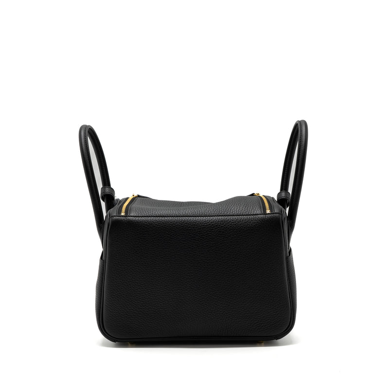 Hermes Lindy 26 Clemence Black GHW Stamp U