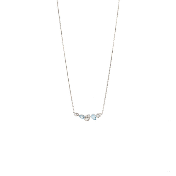 Chaumet Josephine Rinde D’aigrette Necklace White gold / aquamarines / diamonds