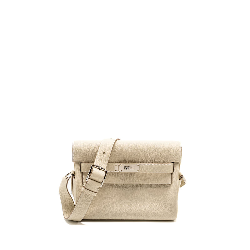 Hermes Kelly Messenger PM Togo Craie SHW Stamp W