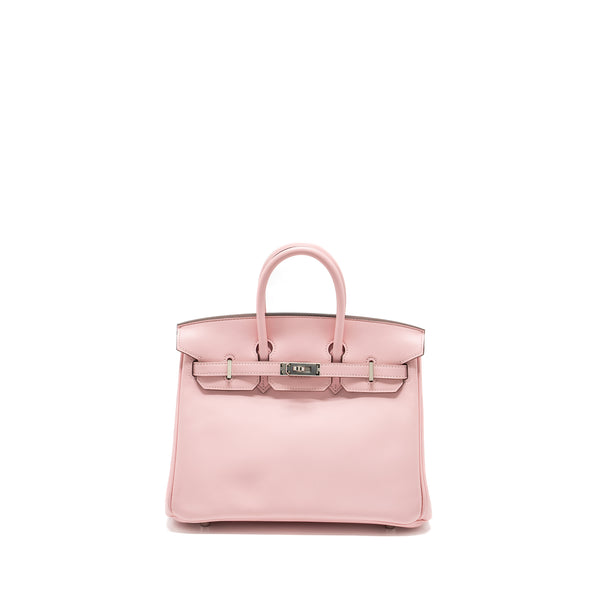 Hermes Birkin 25 Jonathan 3Q Rose Sakura SHW Stamp U