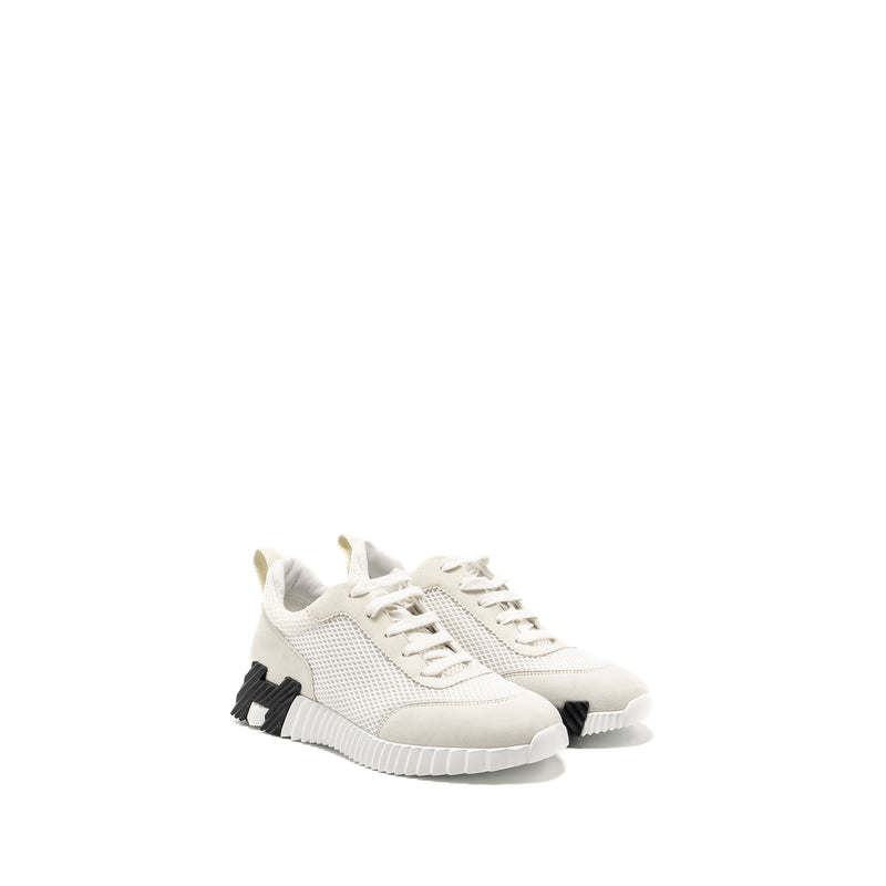 Hermes Size 39.5 Homme Bouncing Sneaker White/Black