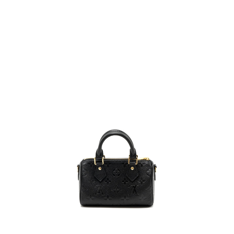 Louis Vuitton Nano Speedy Monogram Empreinte Black GHW(new version)