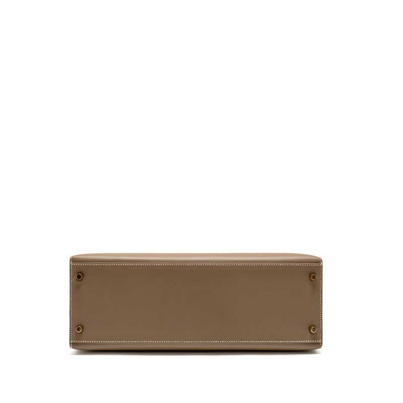 Hermes Kelly 35 Epsom Etoupe GHW Stamp Y