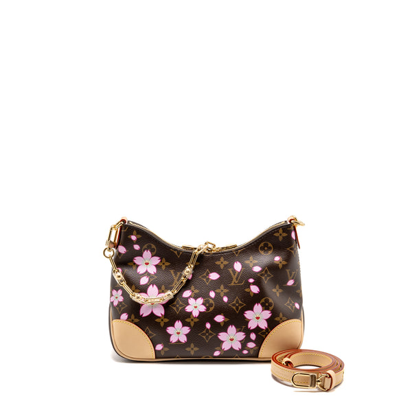 Louis Vuitton x Takashi Murakami Boulogne PM Cherry Blossom Monogram Canvas GHW