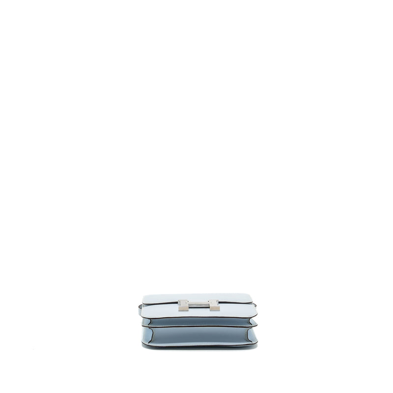 hermes mini constance epsom blue brume SHW stamp Y