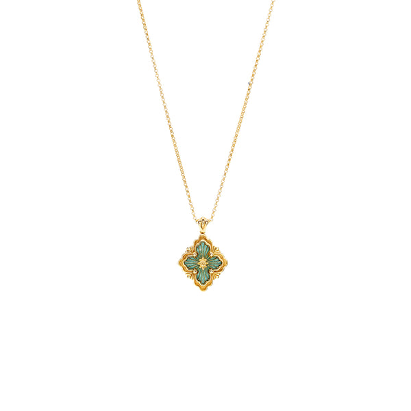 Buccellati Opera Tulle Pendant Yellow Gold, Amazonite