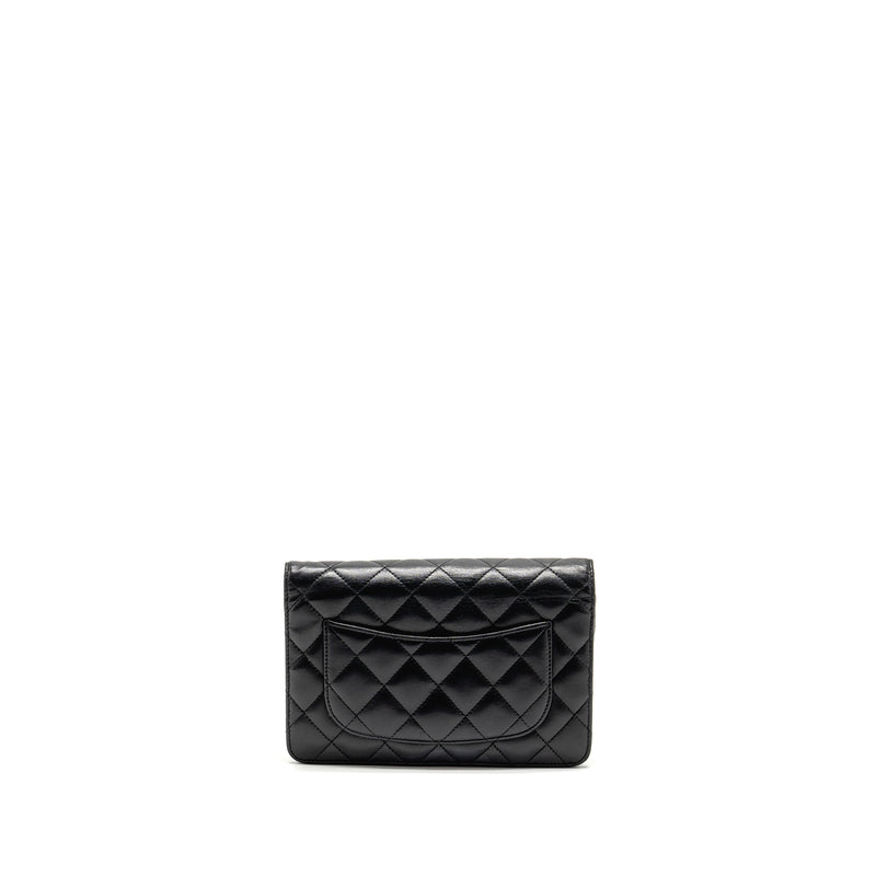 Chanel Classic Wallet On Chain Lambskin Black SHW