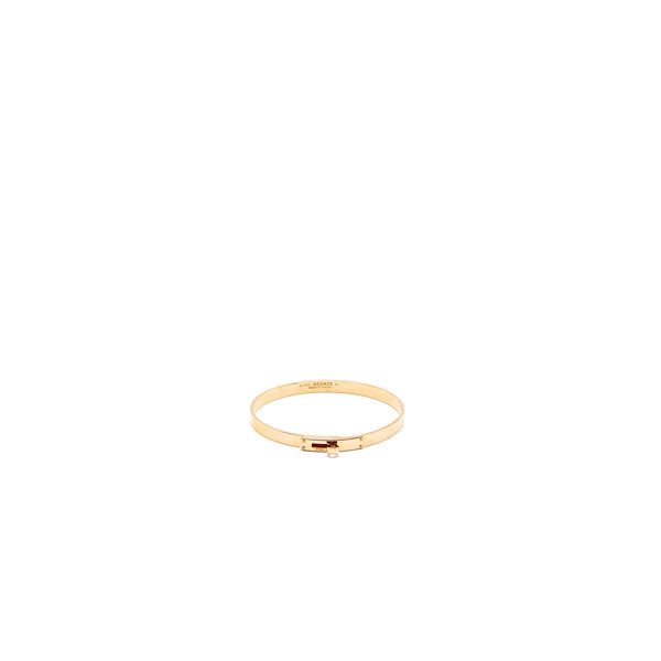 Hermes size XL Kelly Bracelet Rose Gold, 4 Diamonds