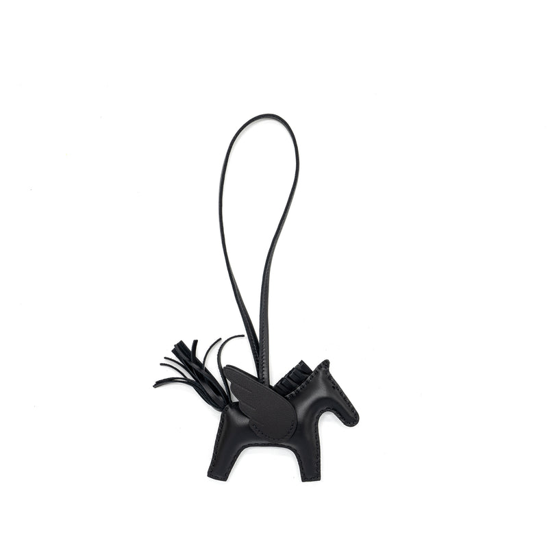 Hermes rodeo pegase pm bag charm swift black stamp B