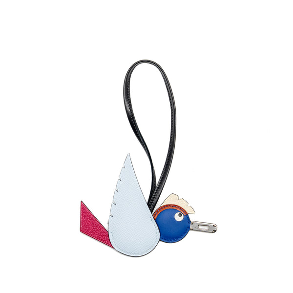 Hermes Birdy Charm multicolour SHW stamp K