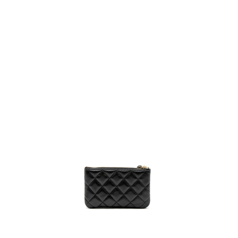 Chanel 21S Mini Pouch Limited Edition Lambskin Black LGHW