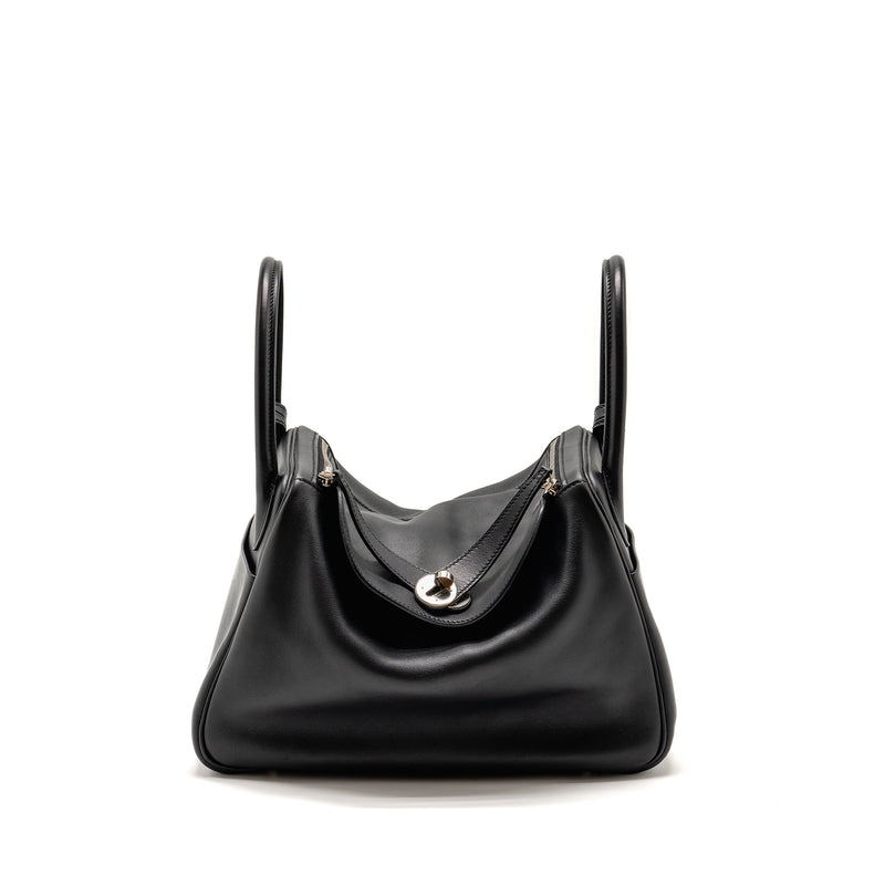 Hermes Touch Lindy 30 Swift/Alligator Mississippiensis Black SHW Stamp C