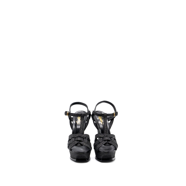 Saint Laurent Size 38 Tribute Platform Sandals Black