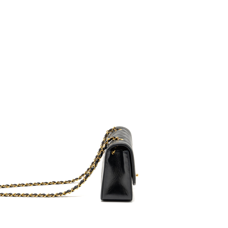 Chanel Vintage Small Diana Bag Lambskin Black GHW