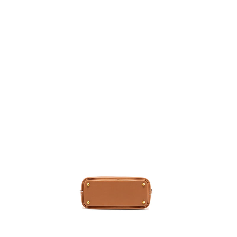 Hermes Mini Bolide Evercolor Gold GHW Stamp Z