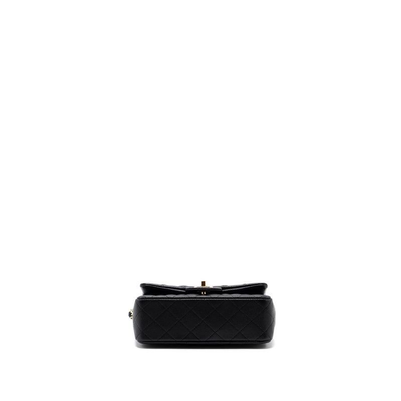 Chanel Classic Mini Rectangular Flap Bag Caviar Black GHW