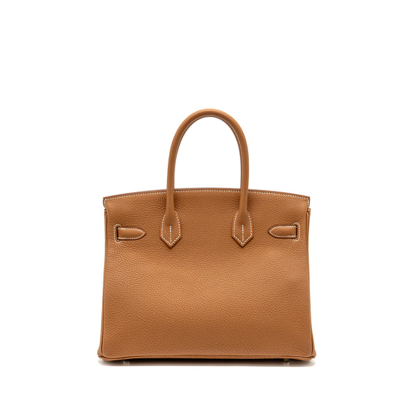 Hermes Birkin 30 Togo Gold SHW Stamp U