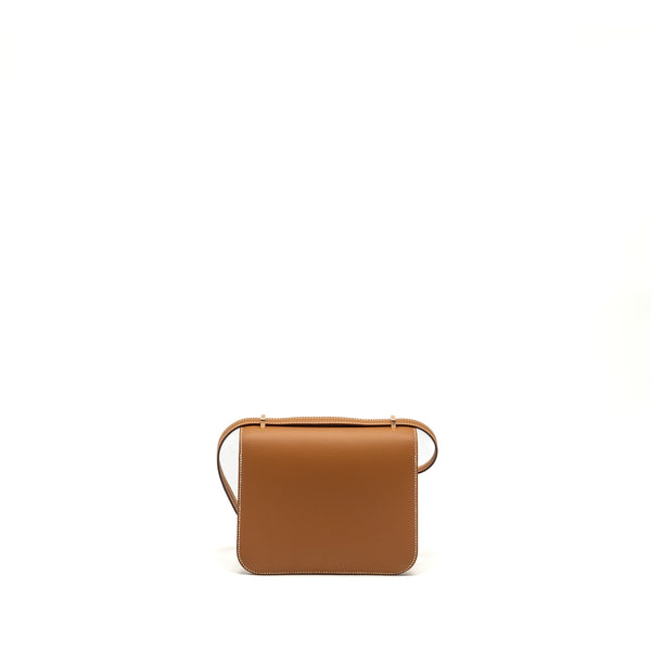 Hermes Mini Constance epsom Gold RGHW stamp B