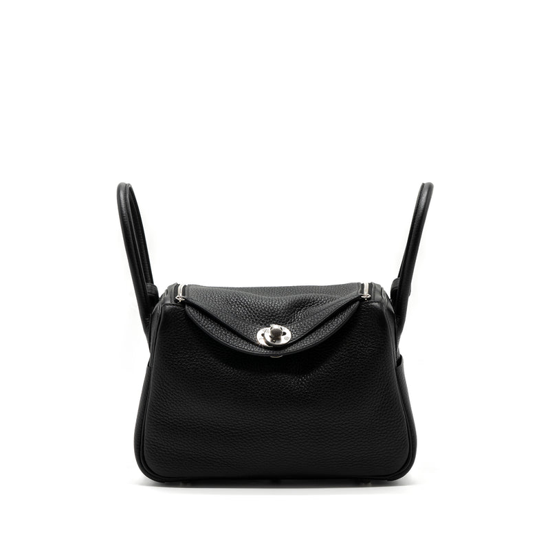 Hermes Lindy 26 Clemence Black SHW Stamp U