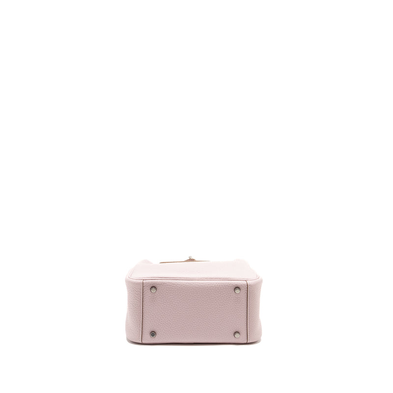 Hermes Mini Lindy Clemence Mauve Pale SHW stamp W