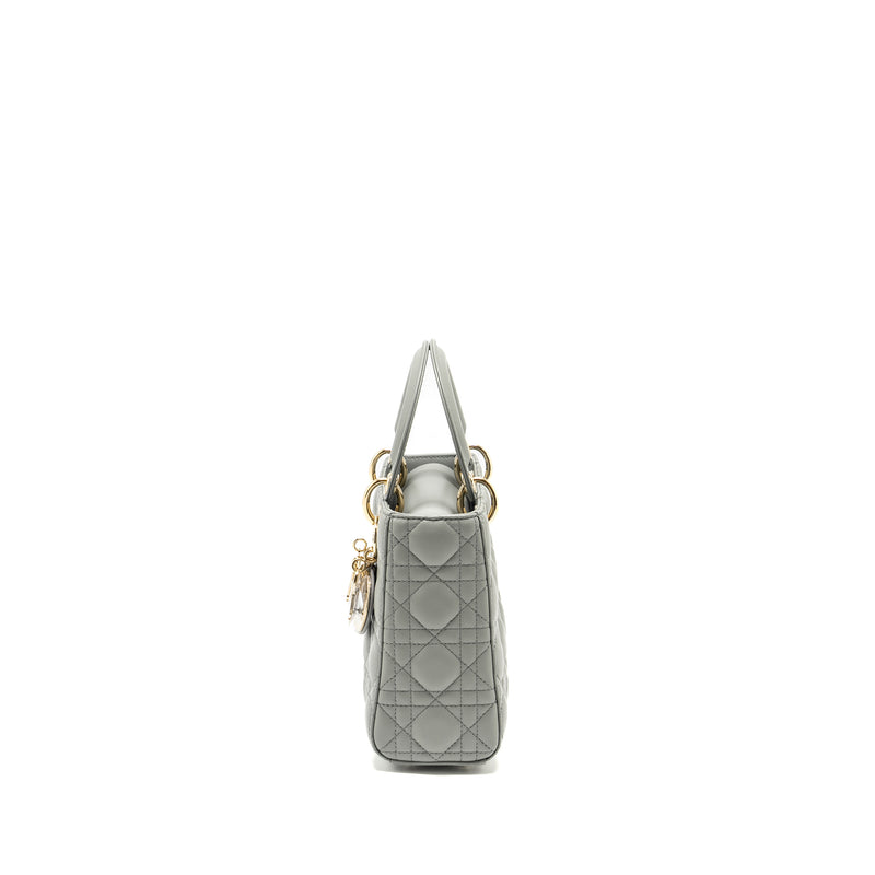 Dior My ABC Dior Small Lady Dior Lambskin Stone Grey LGHW