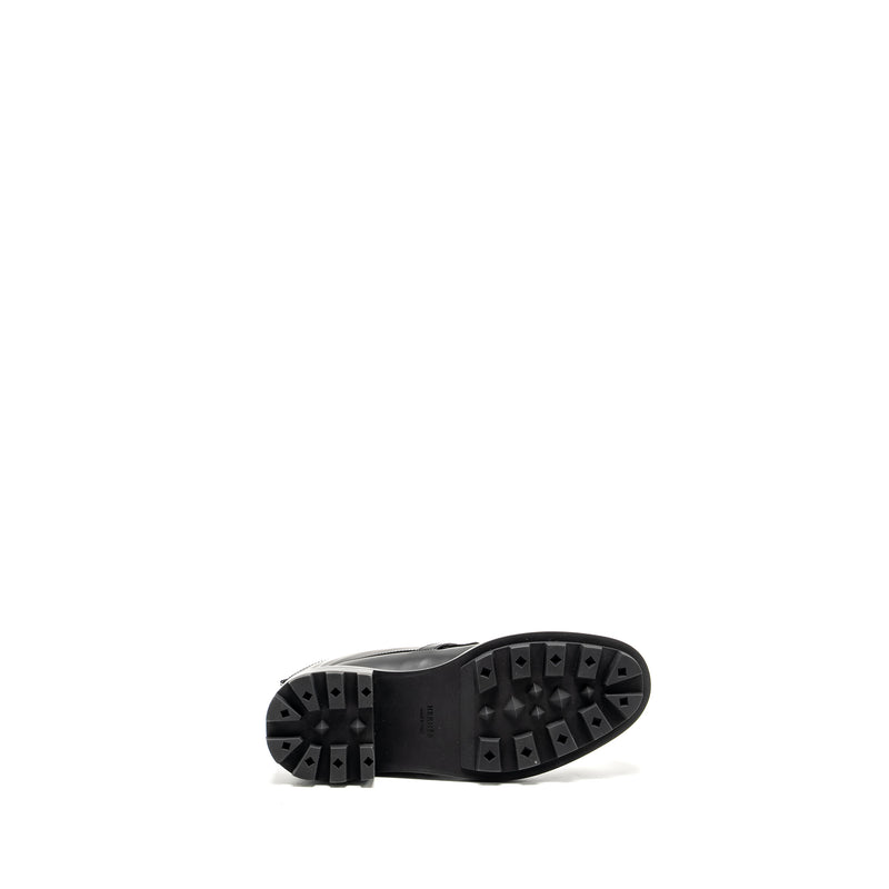 HERMES Size 37.5 Funk Ankle Boot Black SHW