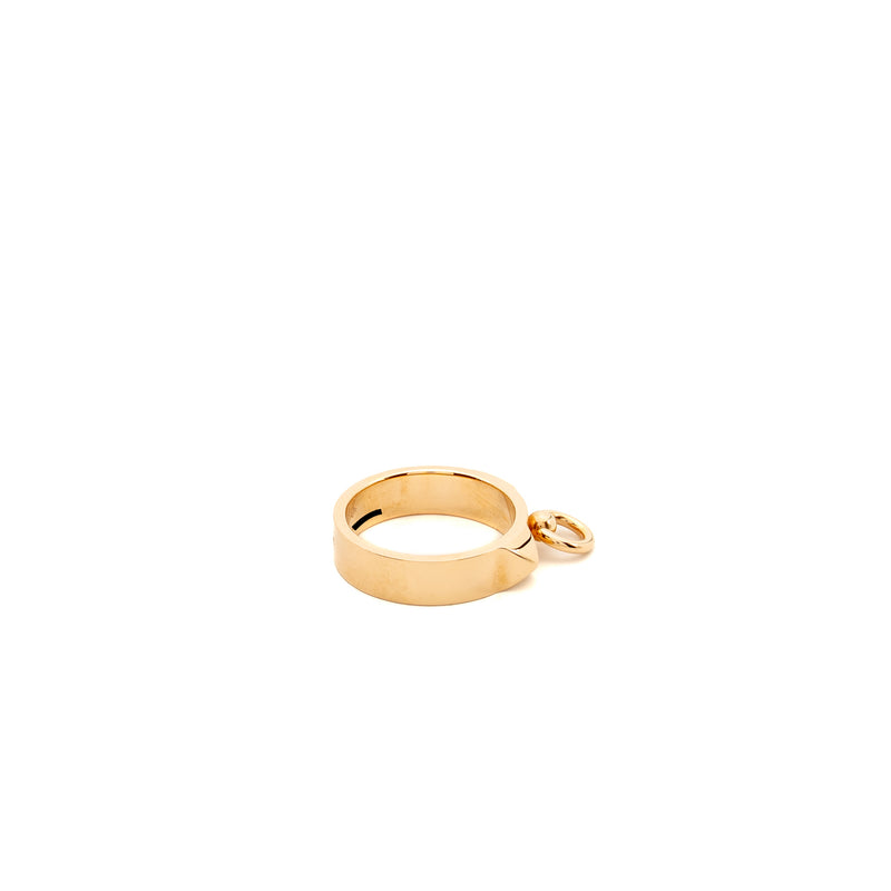 Hermes Size 50 Collier De Chien Ring, Small Model rose gold