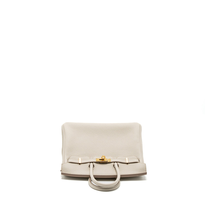 Hermes Birkin 25 Togo Beton GHW Stamp U
