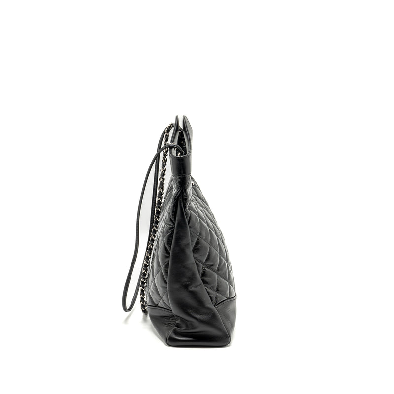 Chanel 31 bag calfskin black SHW