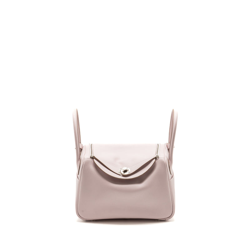 Hermes Lindy 26 Evercolor Mauve Pale SHW Stamp B