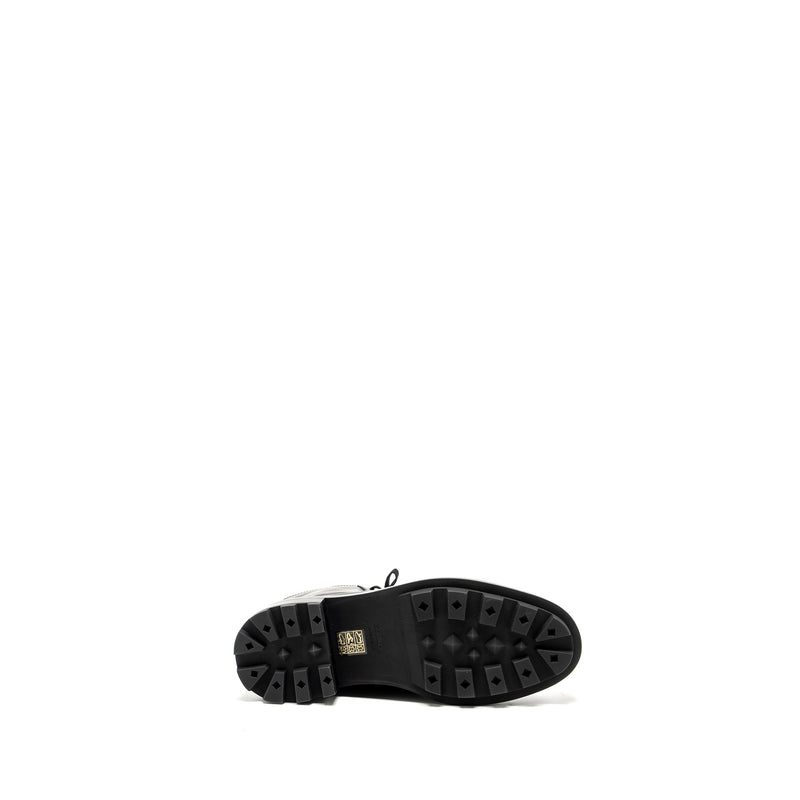 HERMES Size 37.5 Funk Ankle Boot Black SHW