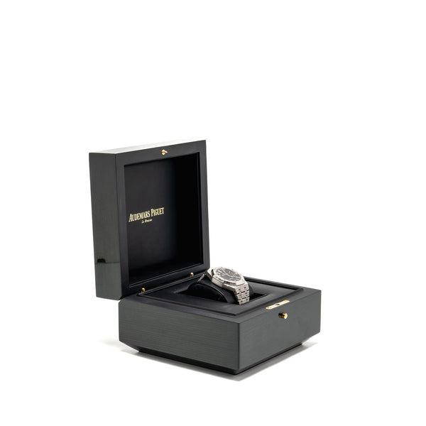 Audemars Piguet Royal Oak 37mm Frosted White Gold, Black Dial, Model: 15454BC.GG.1259BC.03