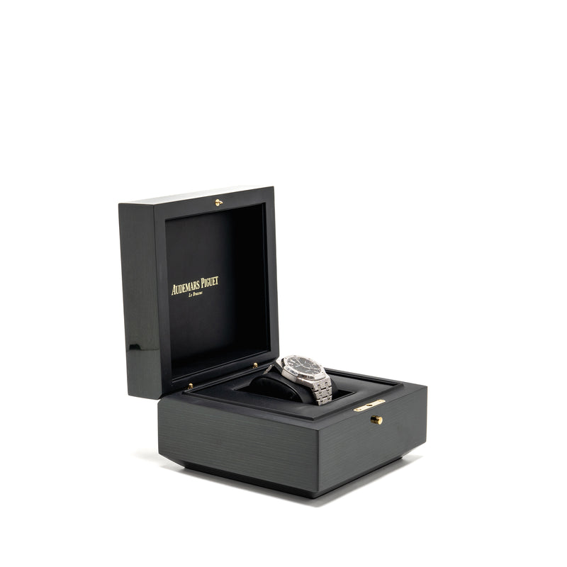 Audemars Piguet Royal Oak 37mm Frosted White Gold, Black Dial, Model: 15454BC.GG.1259BC.03