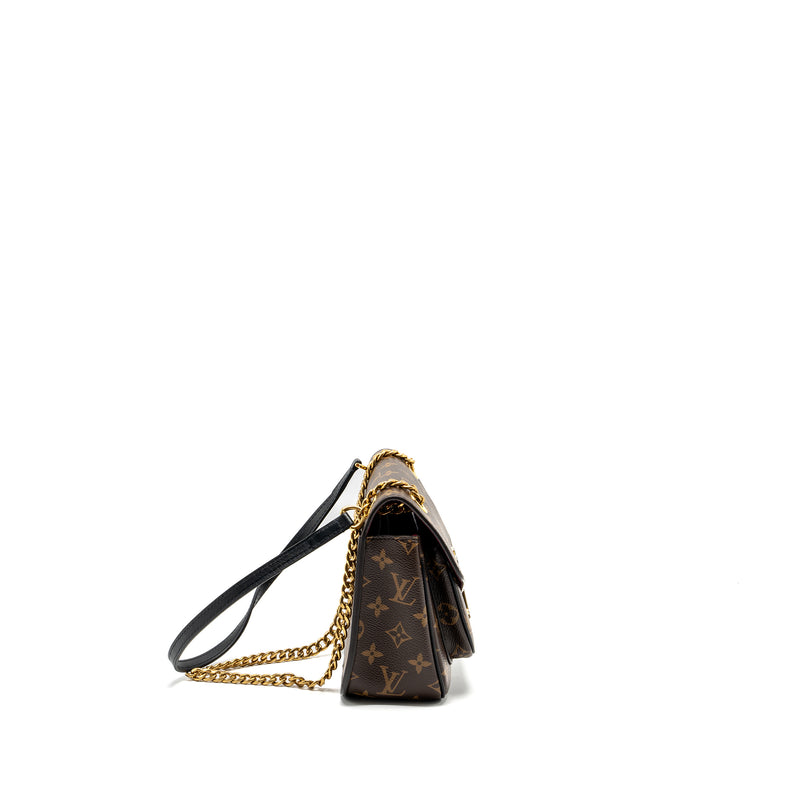 Louis Vuitton Passy Monogram Canvas Black/Gold Hardware