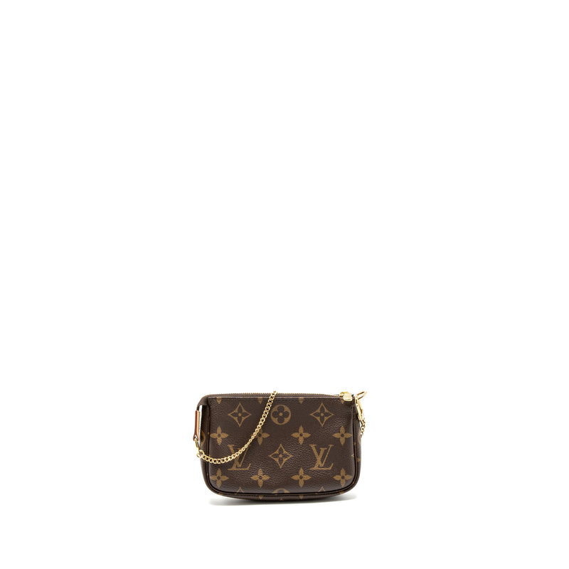 Louis Vuitton Mini Pochette Monogram Canvas GHW Year 2020