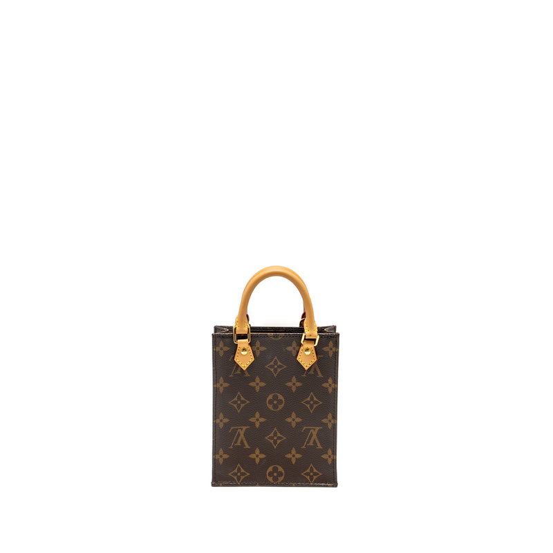 Louis Vuitton Petit Sac Plat Monogram Canvas GHW