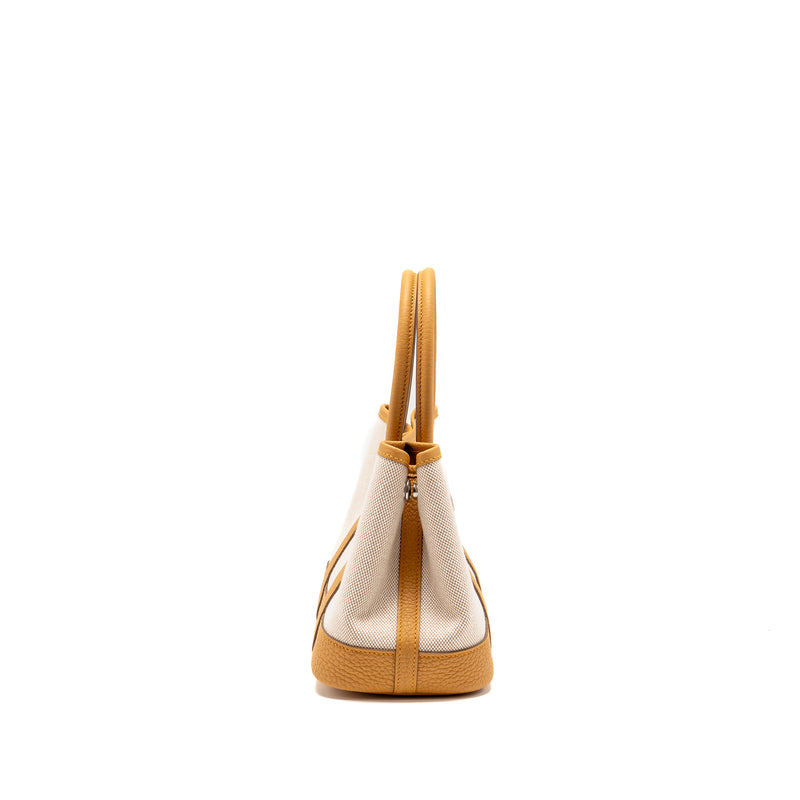 Hermes Neo Garden Party 23 Canvas/Negonda Beige/Naturel Sable SHW Stamp K