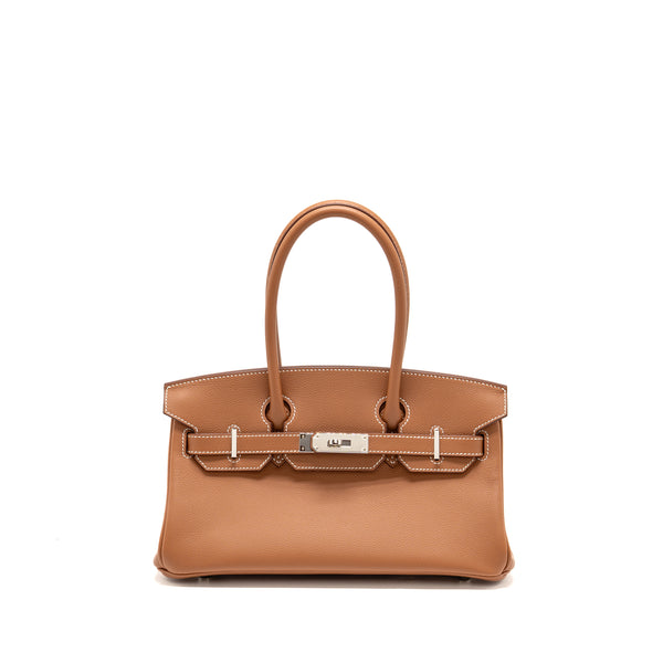 Hermes Birkin Shoulder 29 Evercolor Gold SHW Stamp W