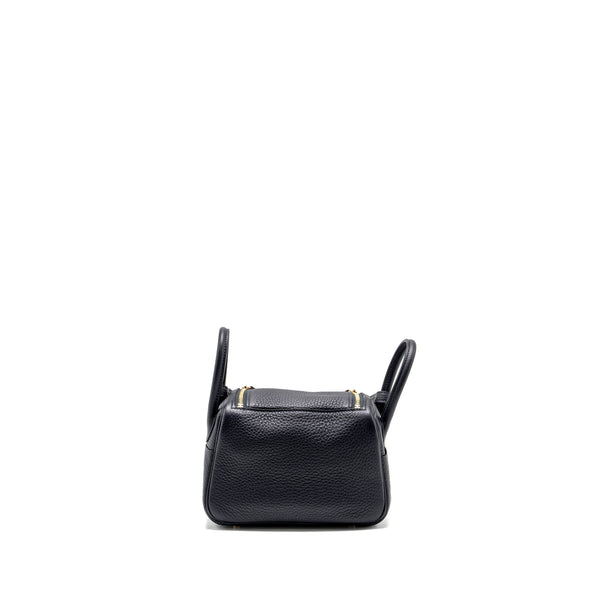 Hermes mini Lindy clemence caban GHW Stamp U
