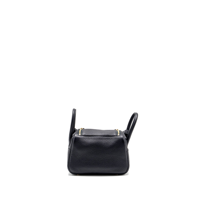 Hermes mini Lindy clemence caban GHW Stamp U