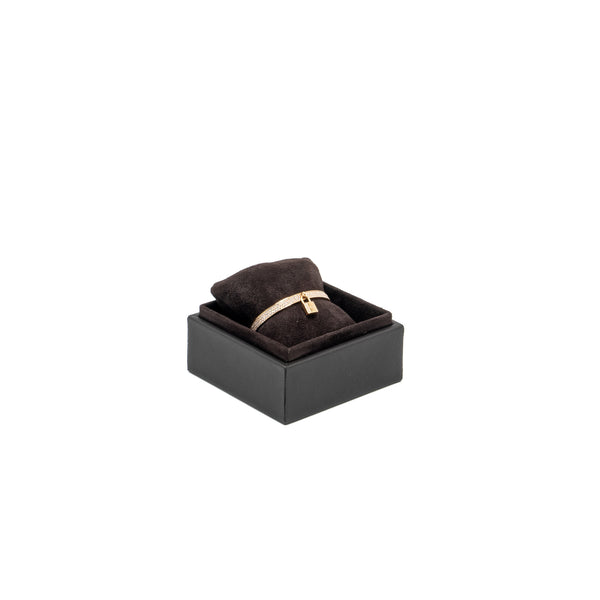 Hermes Size SH Kelly Cadenas Bracelet, small Model Rose Gold/Diamonds