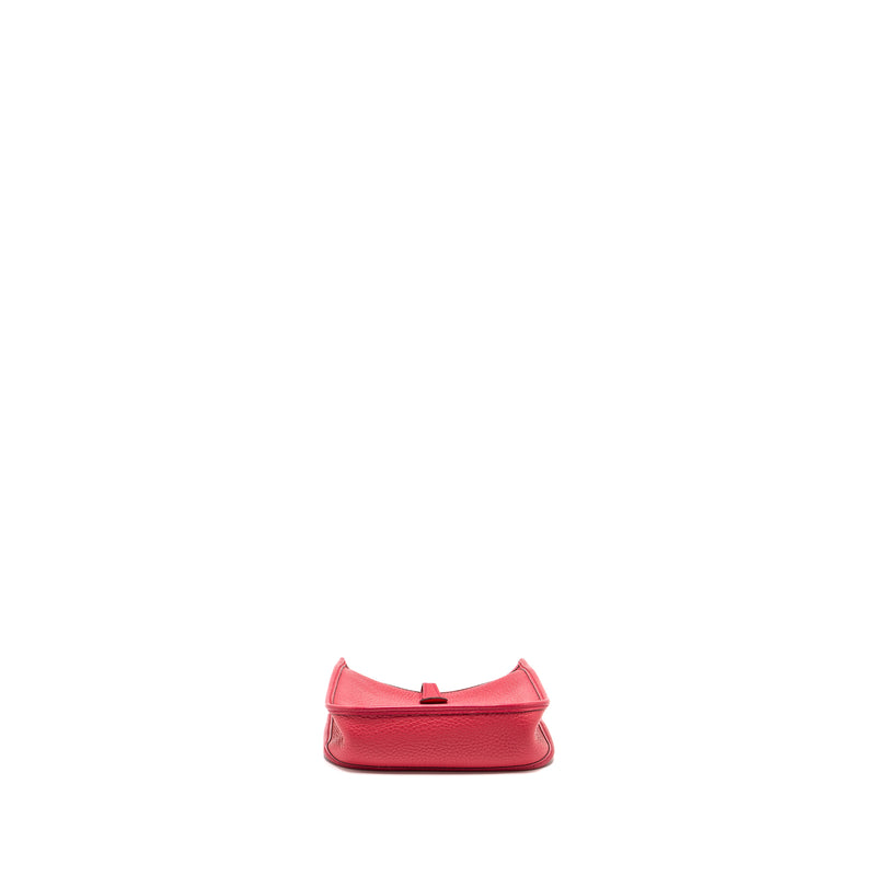 HERMES Mini Evelyne Clemence Rose Extreme SHW Stamp Y