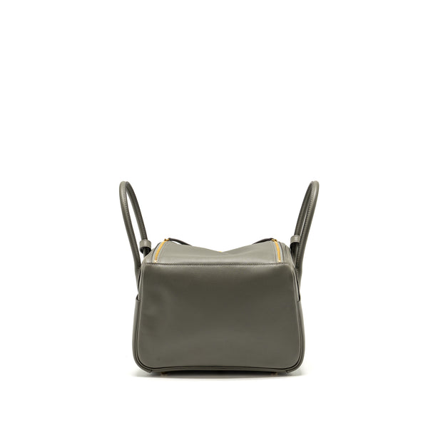 Hermes Lindy 26 Evercolor Gris Meyer GHW Stamp B