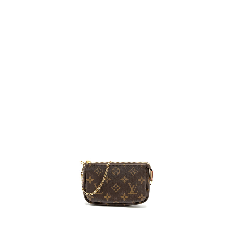 Louis Vuitton Mini Pochette Monogram Canvas GHW Year 2020