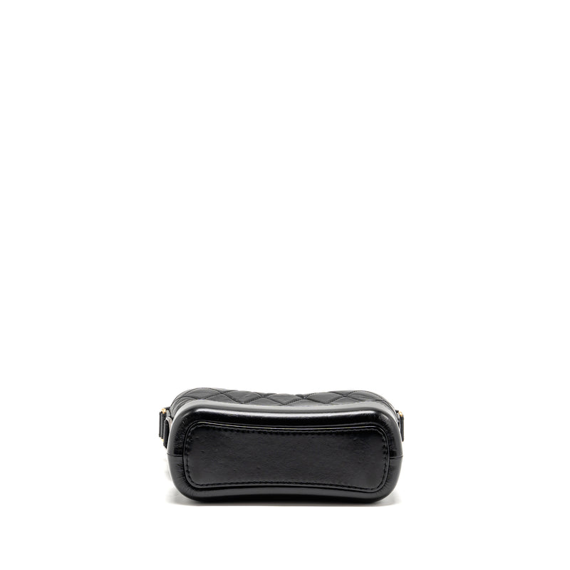 Chanel Small Gabrielle hobo bag calfskin black multicolor hardware