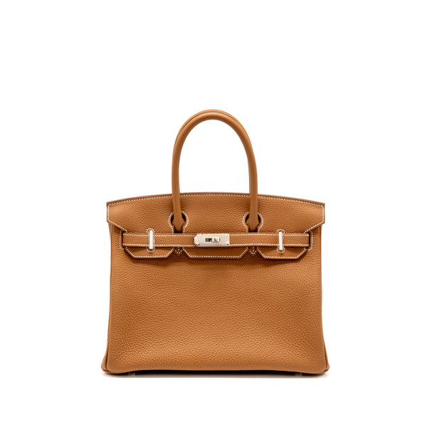 Hermes Birkin 30 Togo Gold SHW Stamp U